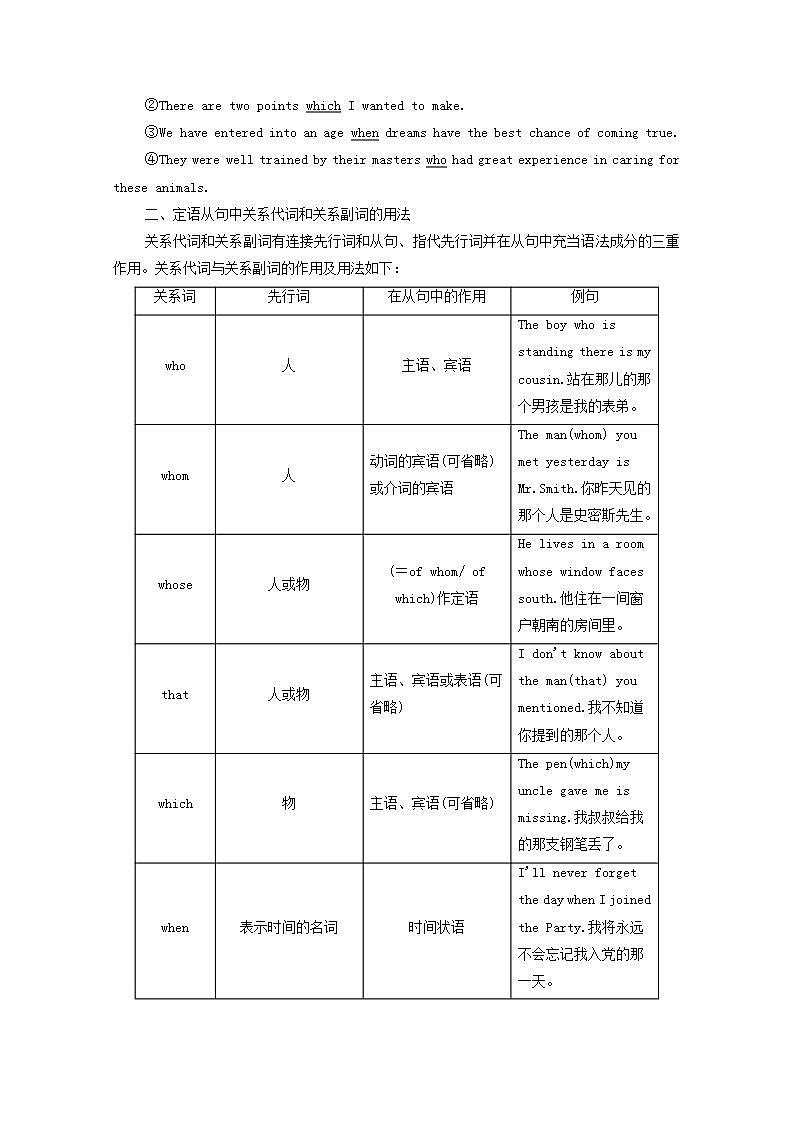 高中英语UNIT1CULTURALHERITAGE突破语法大冲关学案含解析新人教版必修第二册02
