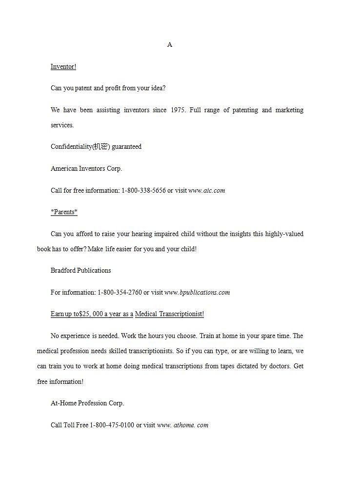 高中英语人教版必修一 Unit 3 Travel Journal reading课时作业1 练习03