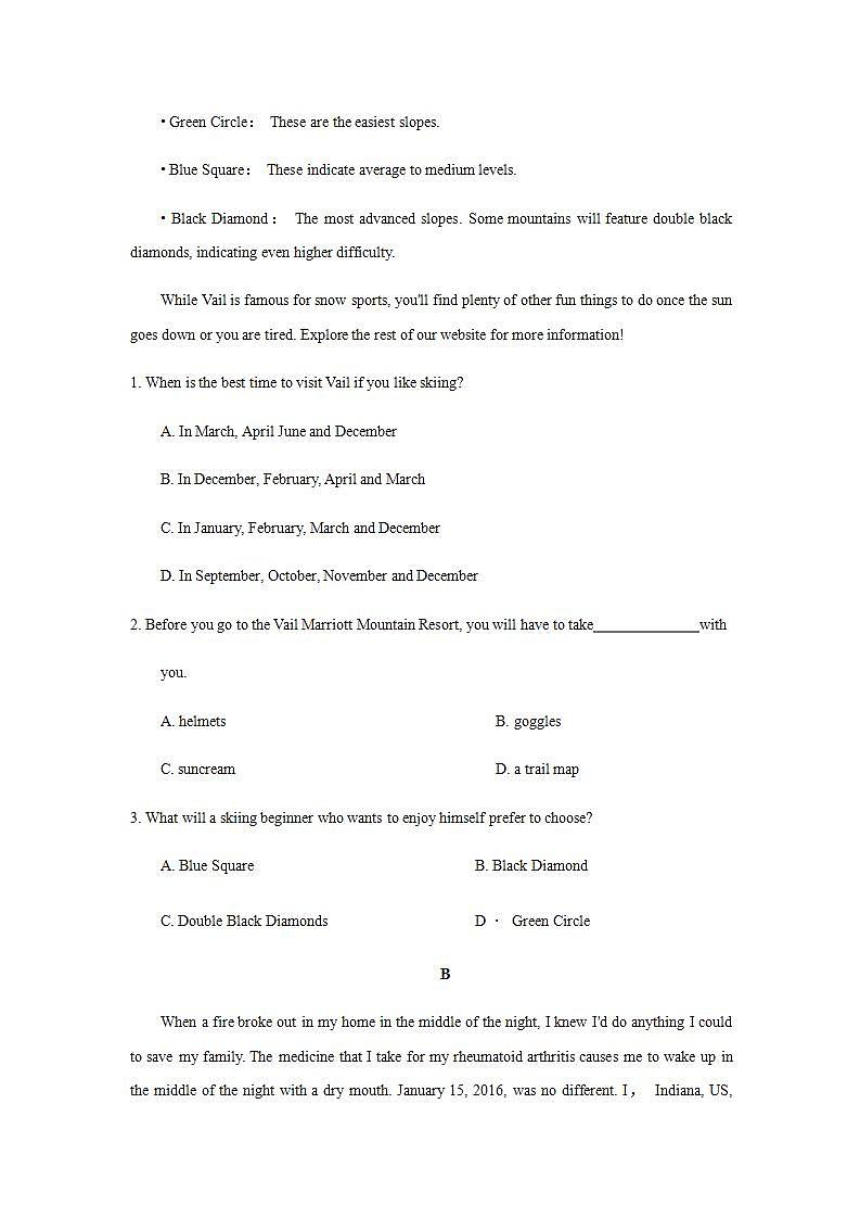 人教版高中英语必修一 Unit 1 Friendship Using language课时作业 5 练习02