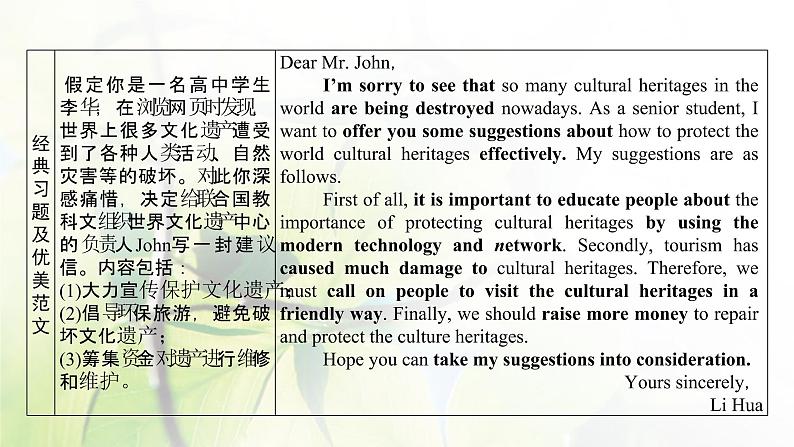 高考英语一轮总复习模块知识必修2Unit1Culturalrelics课件新人教版05