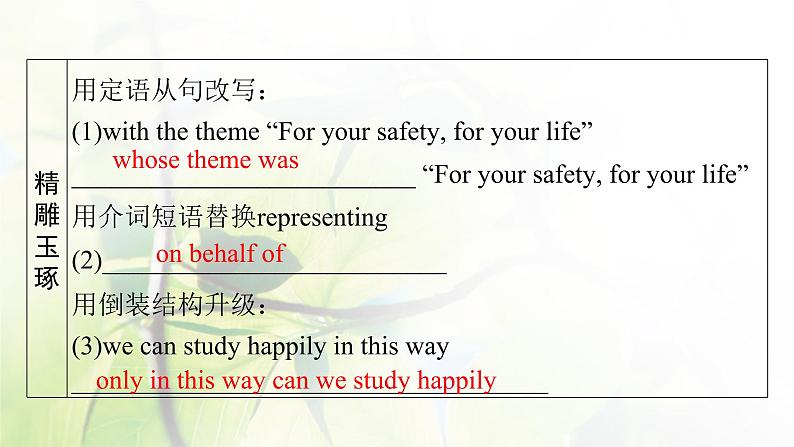 高考英语一轮总复习模块知识必修5Unit5Firstaid课件新人教版第4页