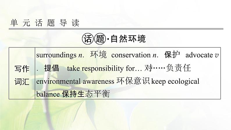 高考英语一轮总复习模块知识选修7Unit3Underthesea课件新人教版第2页