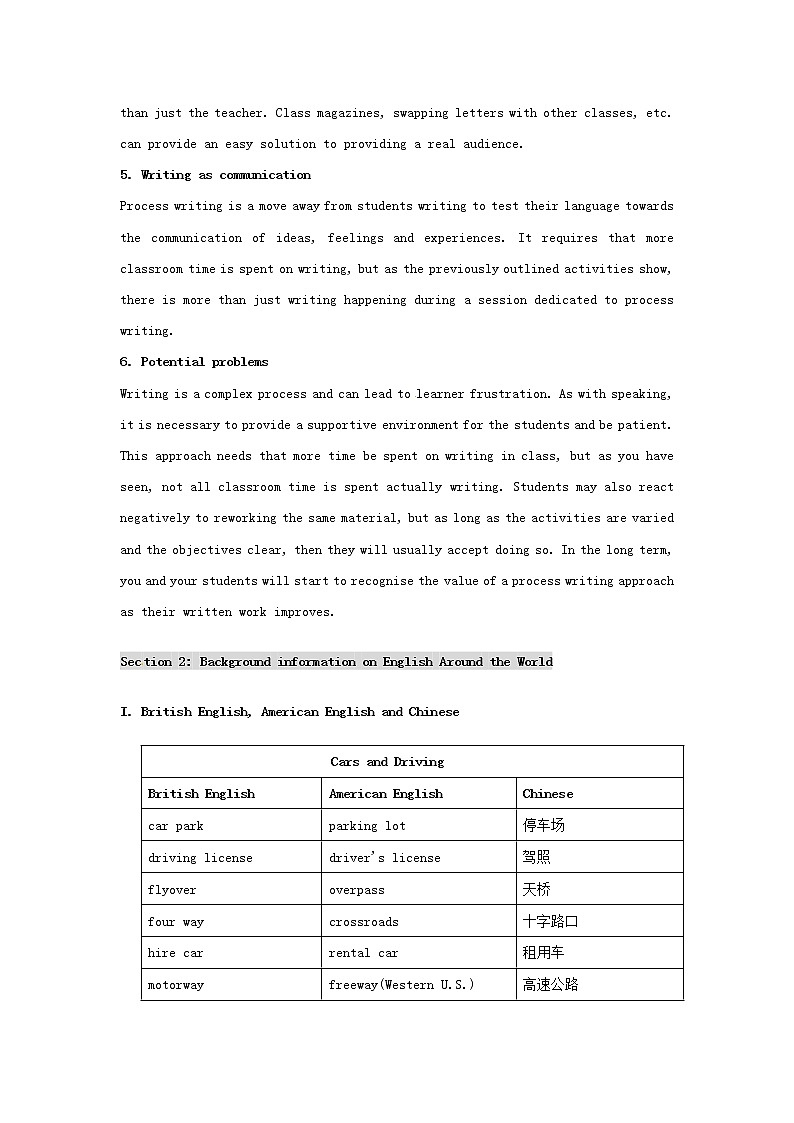 湖南省师范大学附属中学高中英语 Unit2 English Around the World period4 新人教版必修1教案03