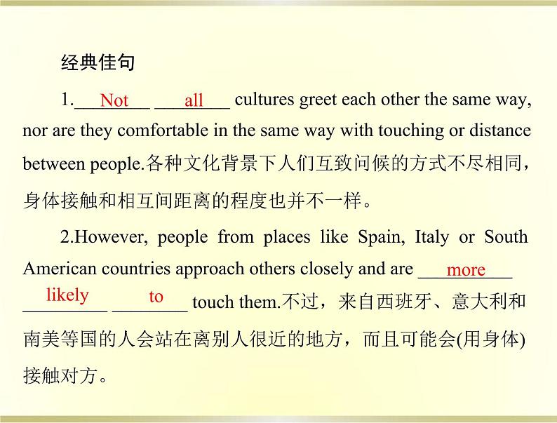 高考英语总复习必修4Unit4Bodylanguage课件第7页