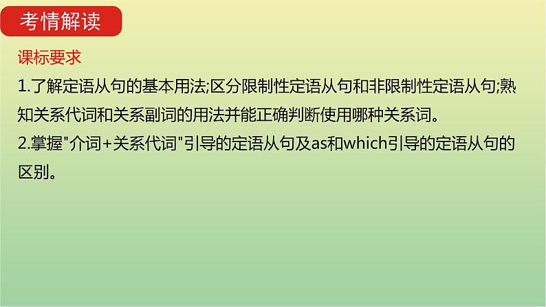 高考英语一轮复习语法知识贯通专题七定语从句课件04