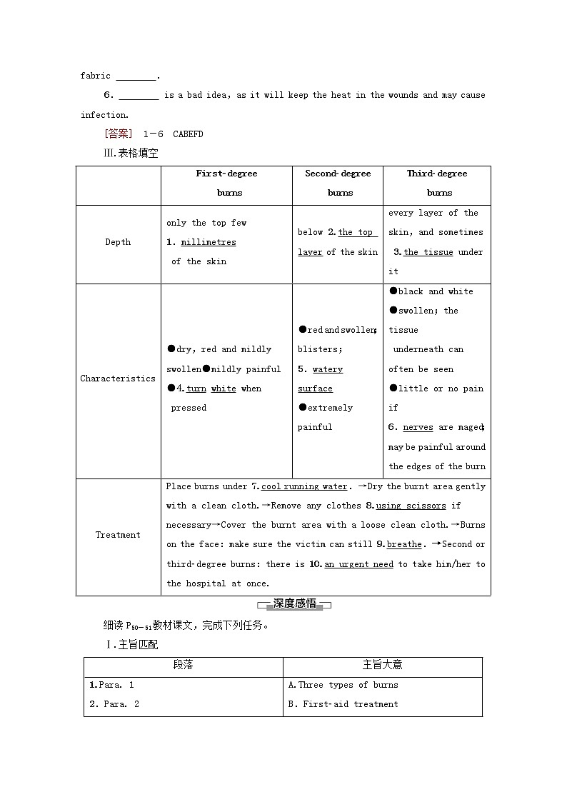 高中英语UNIT5FIRSTAID理解课文精研读学案含解析新人教版选择性必修第二册02