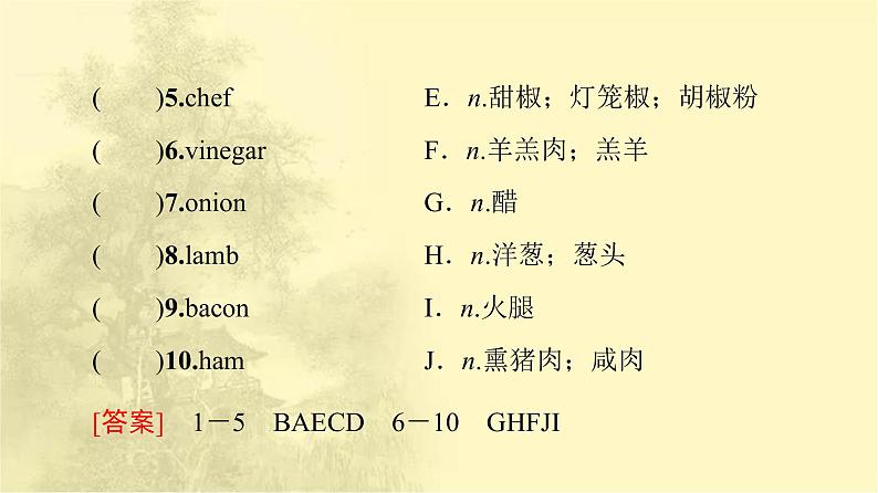 高中英语UNIT3FOODANDCULTURE预习新知早知道课件新人教版选择性必修第二册03
