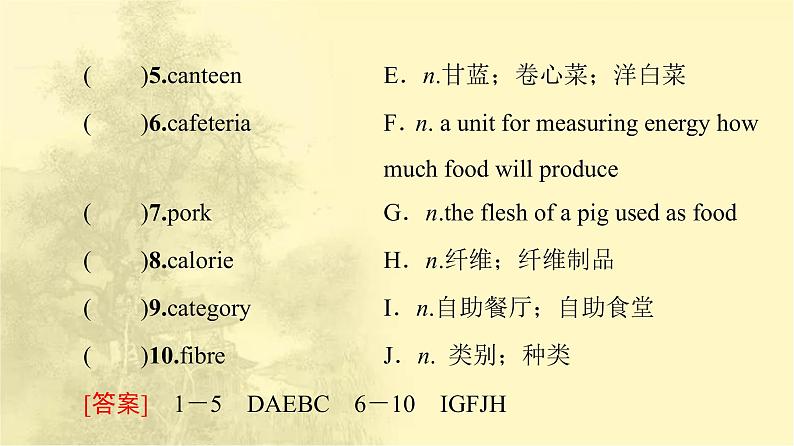 高中英语UNIT3FOODANDCULTURE预习新知早知道课件新人教版选择性必修第二册05