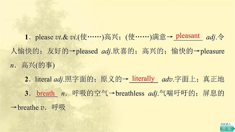 高中英语UNIT4JOURNEYACROSSAVASTLAND教学知识细解码课件新人教版选择性必修第二册02