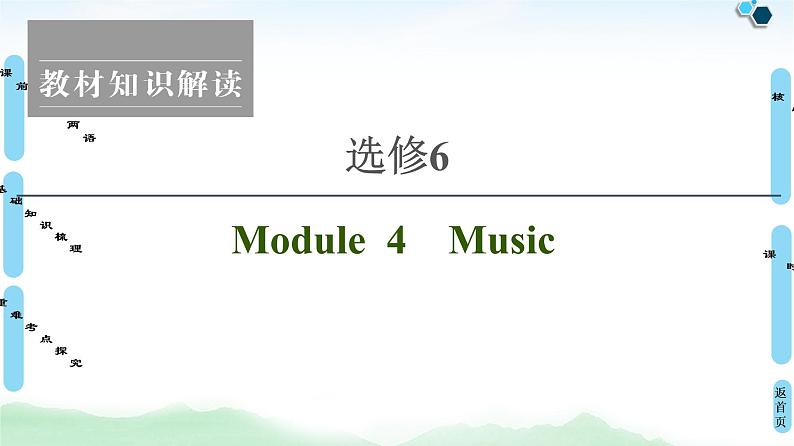 2021版 选修6 Module 4 Music课件PPT01