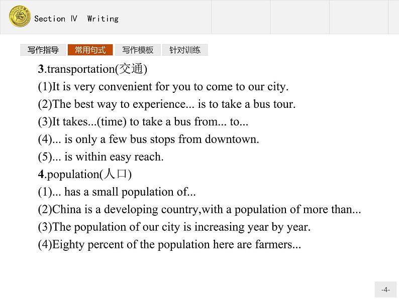 高一英语外研版必修3课件：1.4 Writing课件第4页