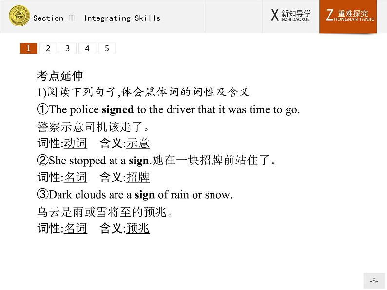 高一英语外研版必修3课件：1.3 Integrating Skills课件第5页