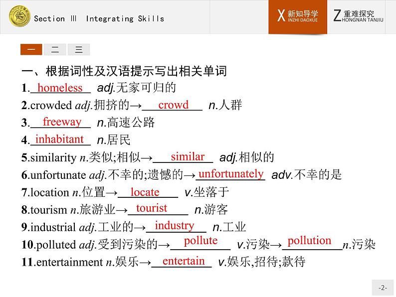 高一英语外研版必修3课件：2.3 Integrating Skills课件第2页