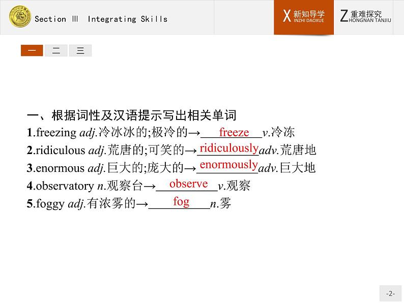 高一英语外研版必修3课件：6.3 Integrating Skills课件第2页
