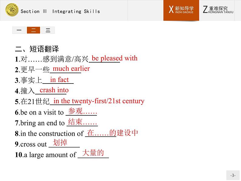 高一英语外研版必修3课件：6.3 Integrating Skills课件第3页