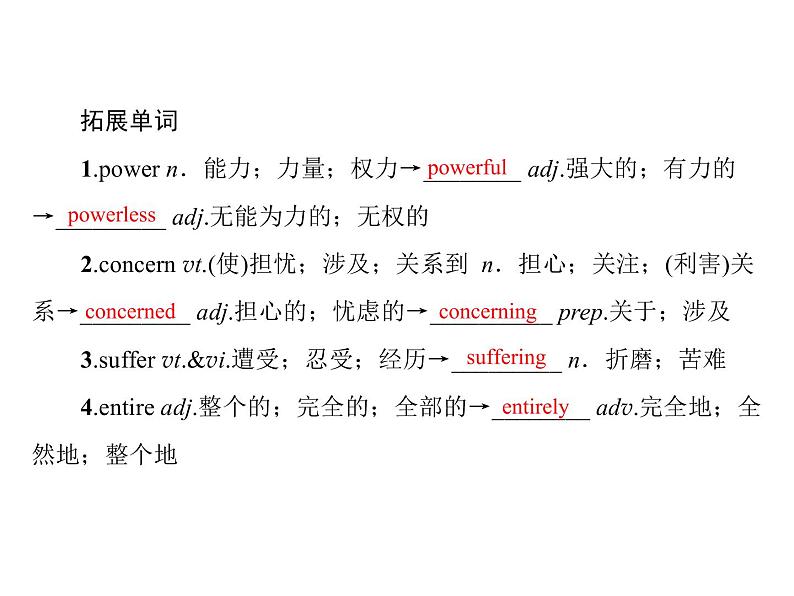 人教版高中英语必修一unit1 Friendship基础知识梳理课件（20张PPT）07