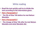 人教版必修一Unit 5Nelson Mandela- a modern hero reading课件（12张)