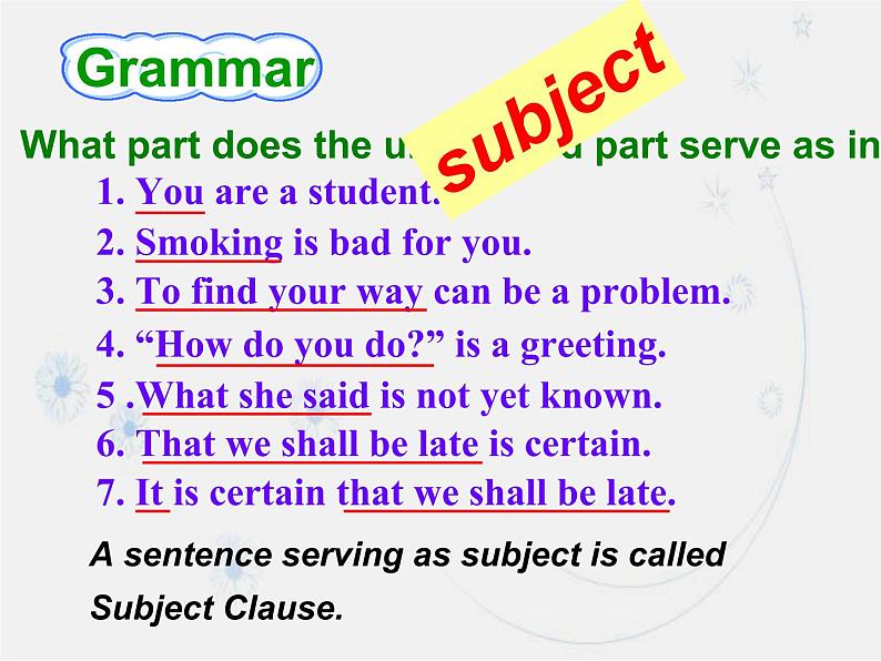 人教高中英语必修3Unit4Grammar（共33张PPT）课件PPT第7页