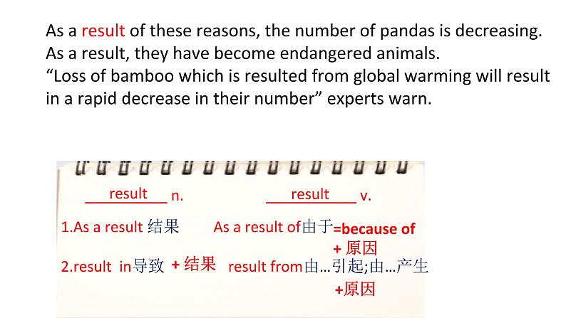 人教版 必修2 Unit 4 wildlife protection learning about language课件PPT第4页