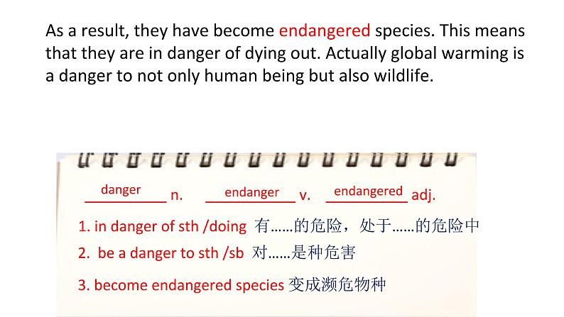 人教版 必修2 Unit 4 wildlife protection learning about language课件PPT第7页