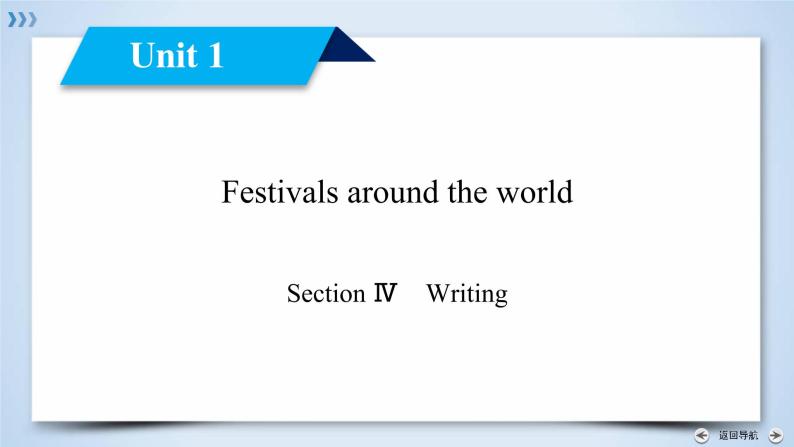 人教版英语必修三导学同步课件：unit 1 festivals around the world section 401