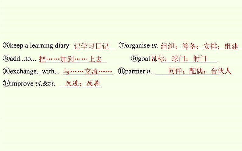 2020-2021学年 高中英语新人教版必修一  Welcome Unit-Listening and Talking 课件03