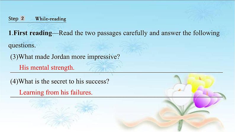 2020-2021学年新人教版高中英语必修一  Unit 3 Sports and fitness Reading and Thinking 课件第5页