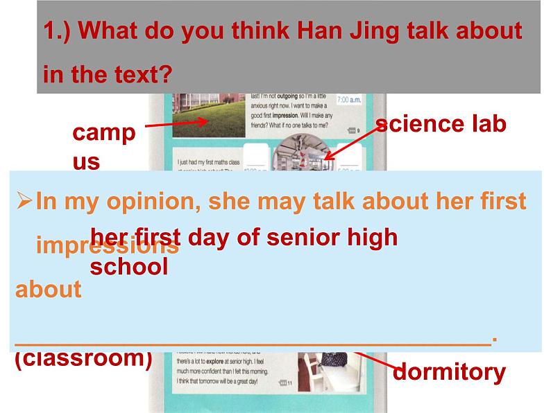 2020-2021学年人教版 2019 必修第一册Welcome Unit Period 2 Reading and Thinking 课件 (34张ppt)05