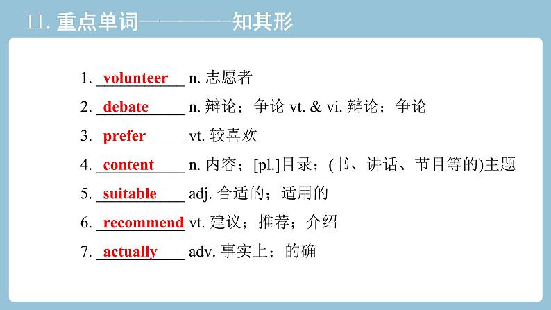 2021-2022学年新人教版高中英语：必修一 Unit 1 Teenage life 教材知识串讲 课件第4页