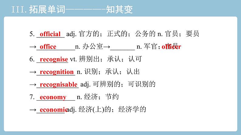 2021-2022学年新人教版高中英语：必修一 Unit 2 Travelling around 教材知识串讲 课件第8页