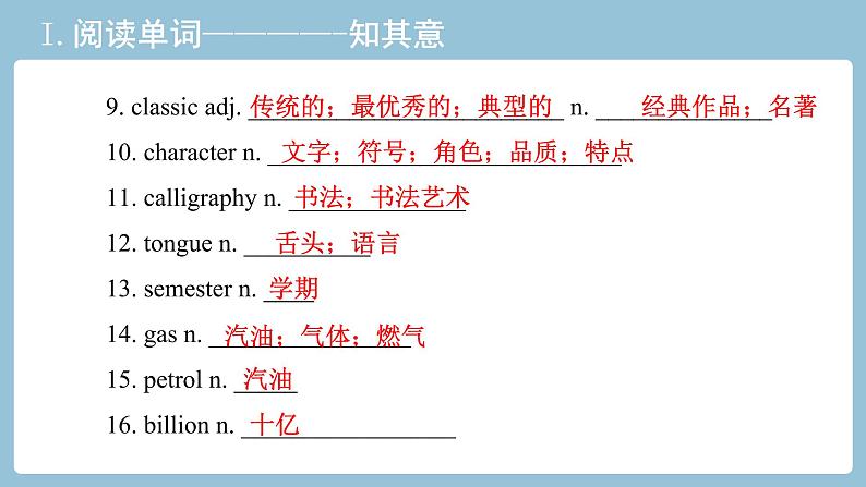 2021-2022学年新人教版高中英语：必修一 Unit 5 Languages around the world 教材知识串讲 课件第3页