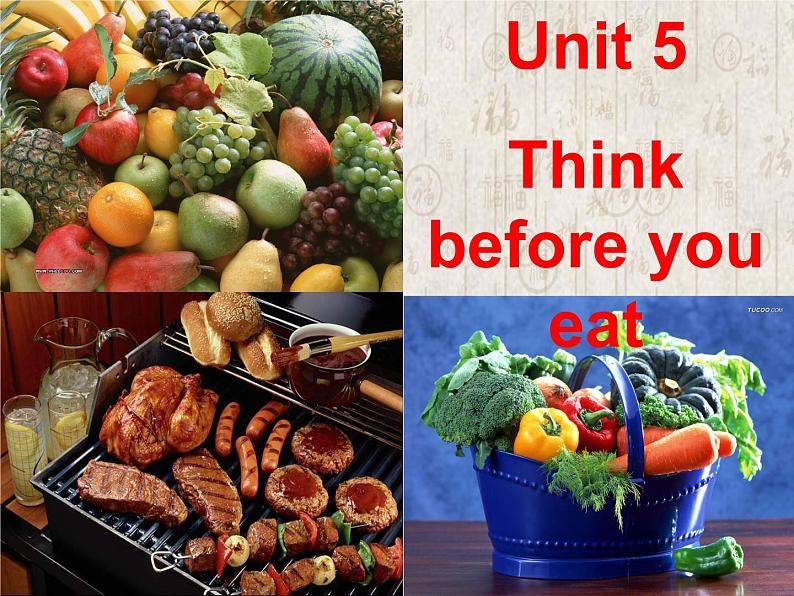 牛津上海版高中一年级第一学期Unit 5 Think before you eat speaking 课件第1页