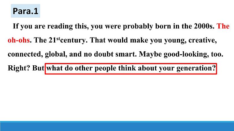 Unit 3 The Internet Reading and Thinking（The Face-down Generation）课件-2021-2022学年高中英语人教版（2019）必修第二册第4页