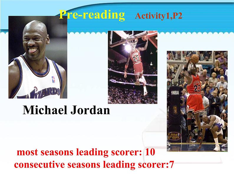 Module 1 Basketball 2  Introduction and Reading 课件  外研版选修七第7页