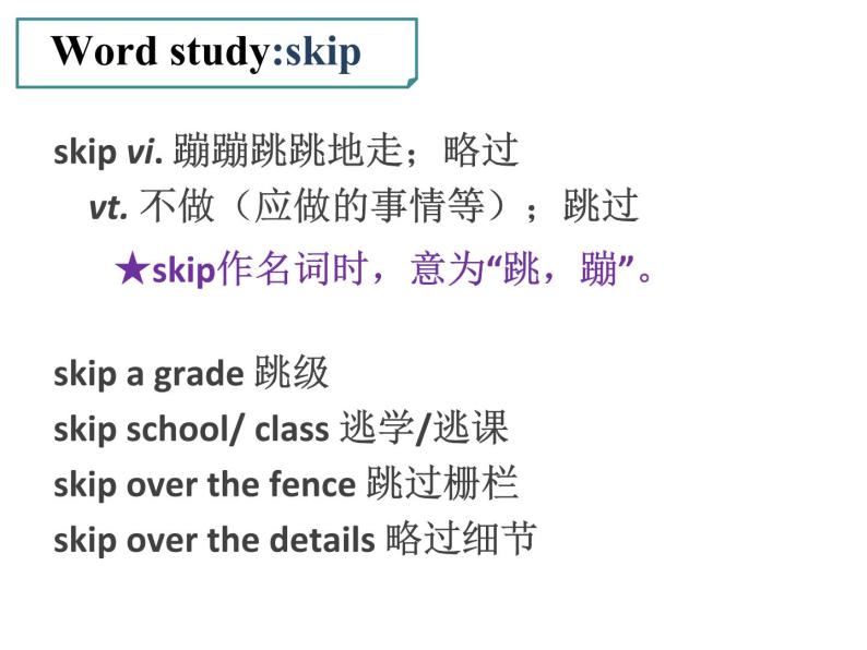 Unit4 Looking good, feeling good Period3 Reading-Language points【新教材】牛津译林版高中英语新教材同步备课(必修第一册)课件PPT03