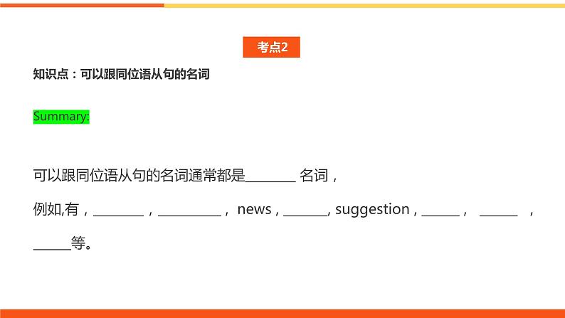 同位语从句-高三英语一轮复习语法微专题课件PPT第6页