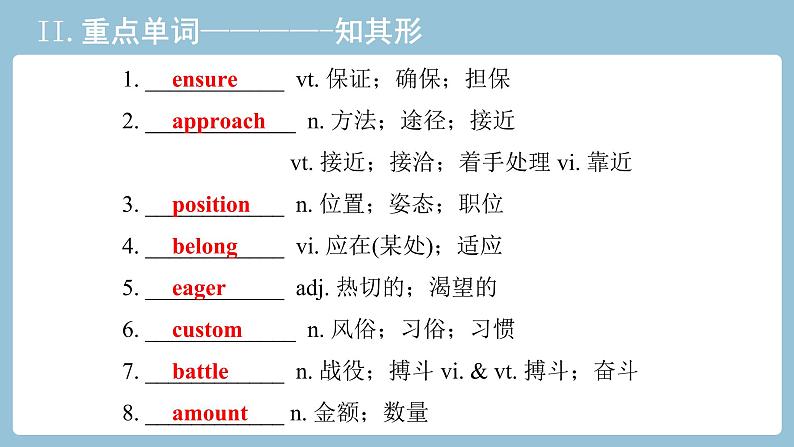 2021-2022学年高中英语新人教版必修第二册 Unit 4 History and traditions 教材知识串讲 课件第6页