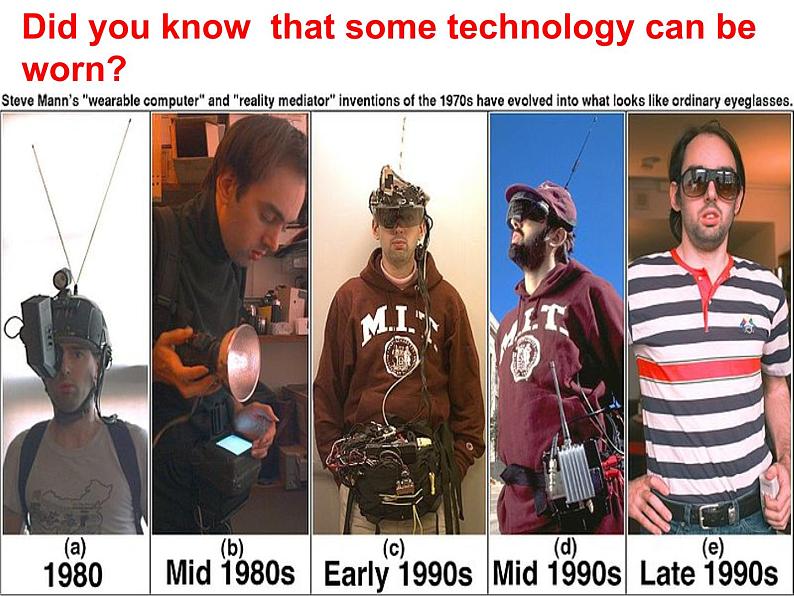 2020-2021学年牛津上海版高中二年级第一学期Unit 5 Technology all around us  Wearable Technology课件03