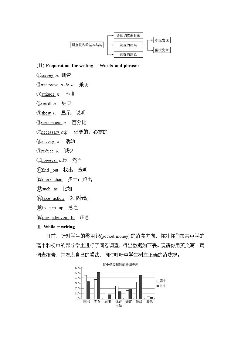 高中英语北师大版（2019）必修第三册 Unit 8 Section Ⅵ　Writing——调查报告（学案）02