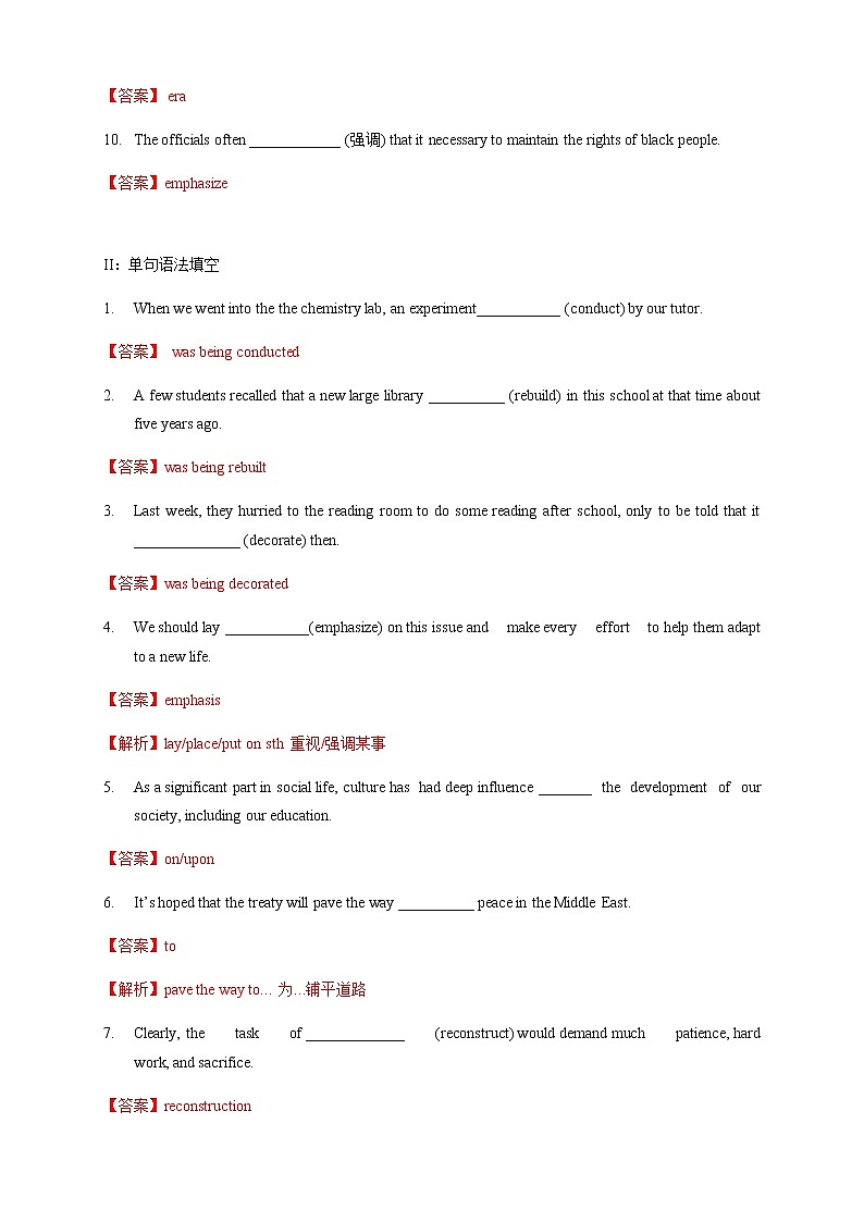 Unit 3 Times change Period 2 Using languages 练习02