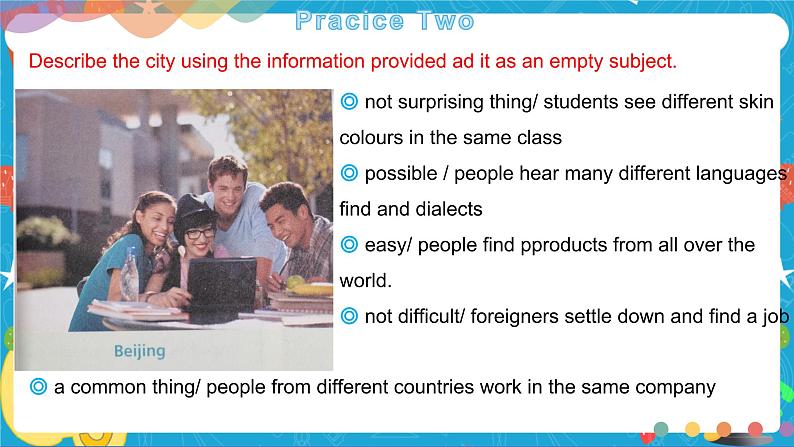 Unit4 Breaking boundaries Period2 Using language课件07