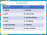 Unit 1 Looking forwards Review 课件