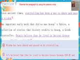 Unit 2 Lessons in life Period 2 Using language 课件