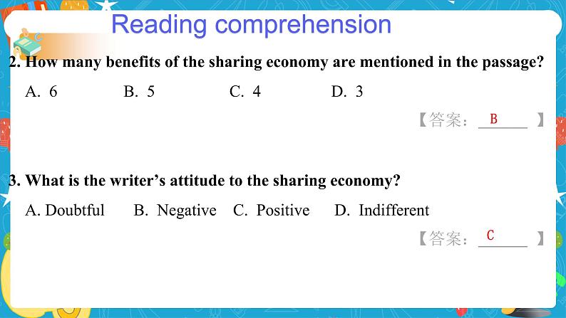 Unit 4 Everyday economics Period 3 Developing ideas and presenting ideas 课件07