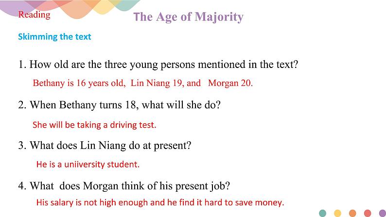 Unit 1 Growing up Period 1 Starting out and understanding ideas 课件(外研版选择性必修第二册)07