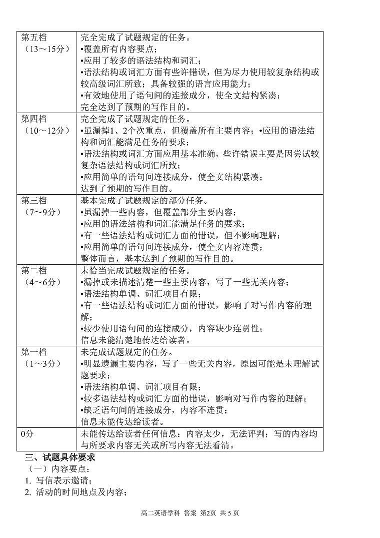 2021-2022学年浙江省“精诚联盟”高二上学期返校考试英语试题 PDF版 听力02