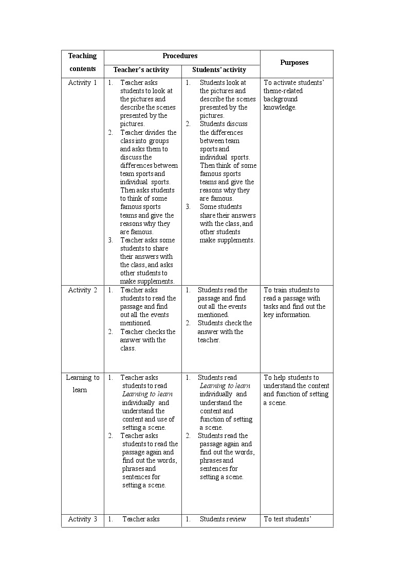 Unit 3 Developing ideas 教案02