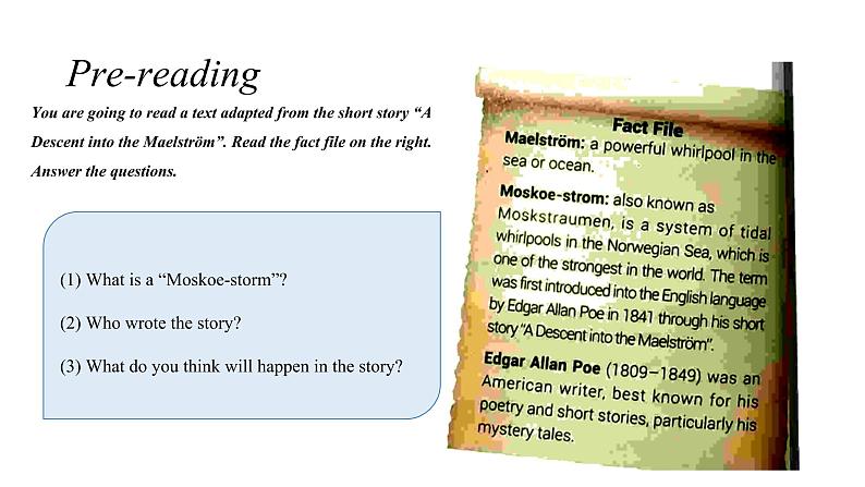 必修2英语新教材北师大版Unit551Aseastorypptx_904