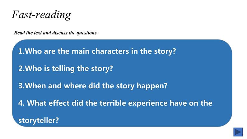 必修2英语新教材北师大版Unit551Aseastorypptx_905