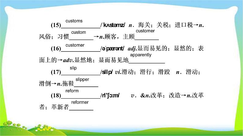 人教版高考英语总复习选修8Unit1A land of diversity课件PPT08